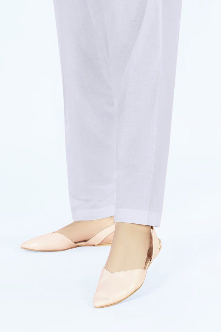 Cotton Trouser TR-1004 WHITE Women Bottoms FASSTILAD 