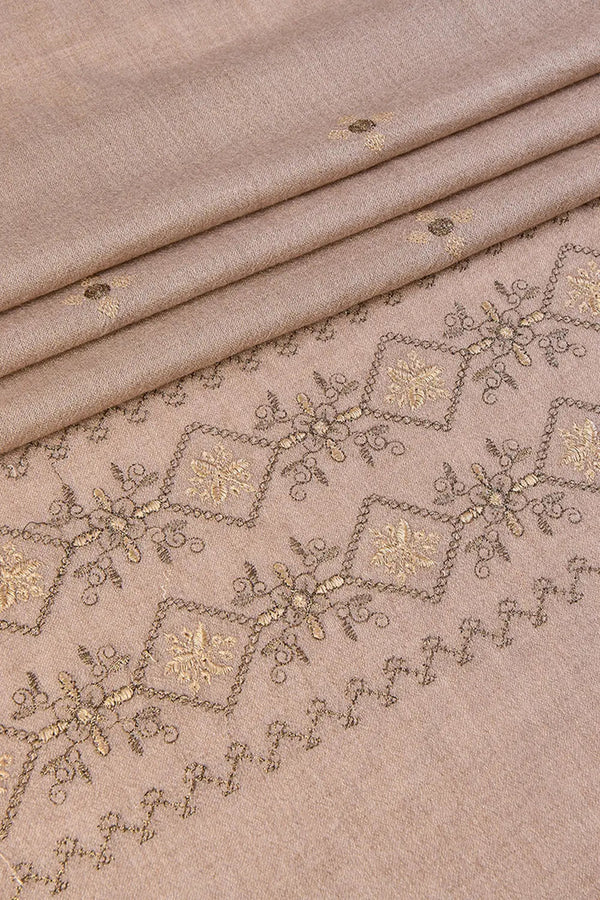 Embroidered Shawl-2 Grey Apparel & Accessories KHAS STORES 