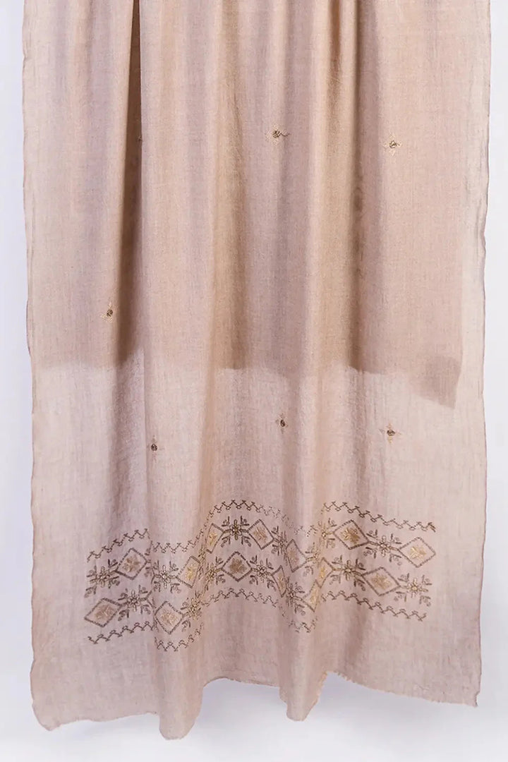 Embroidered Shawl-2 Grey Apparel & Accessories KHAS STORES 