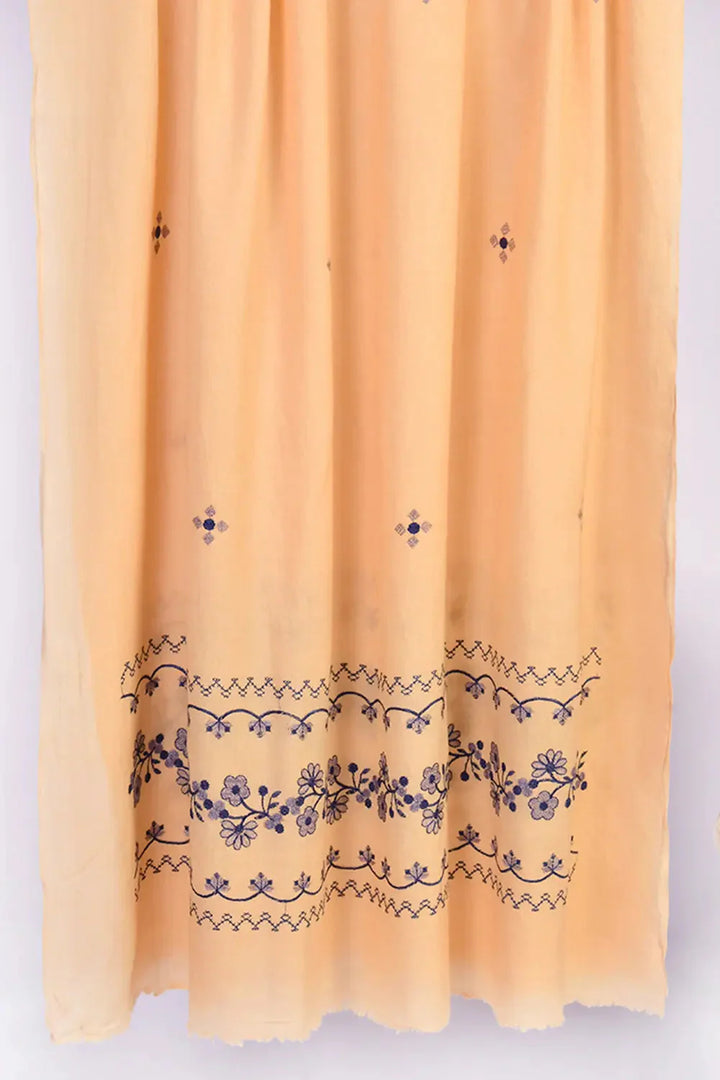 Embroidered Shawl-5 Mustard Apparel & Accessories KHAS STORES 