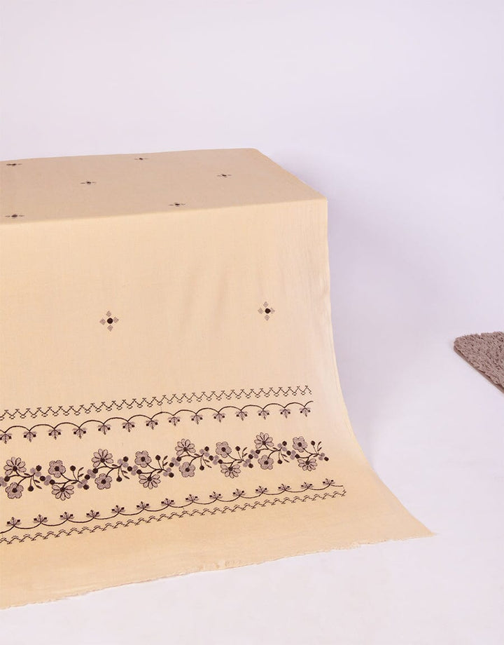 Embroidered Shawl-5 Off White Apparel & Accessories KHAS STORES 