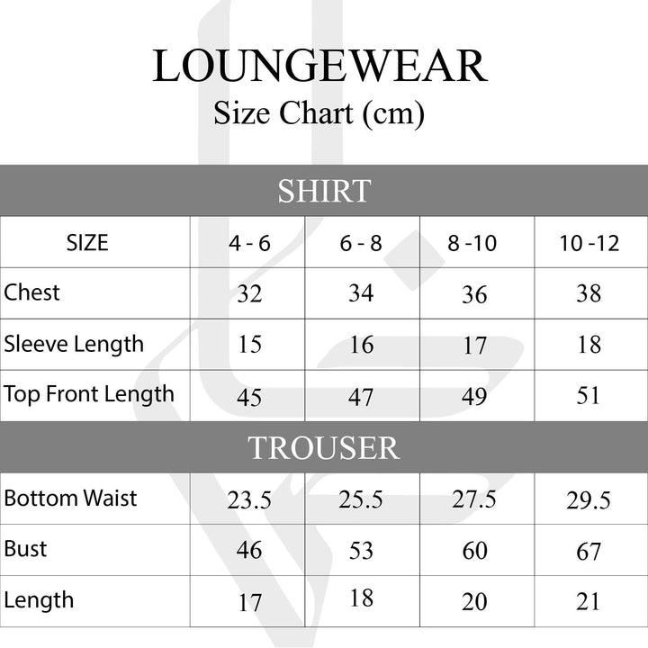 GIRLS GREY COTTON LOUNGEWEAR LW-017 LOUNGEWEAR FASSTIGIR 