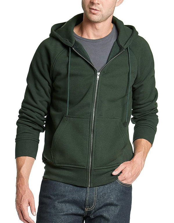 Men's Max Fleece  Zipper Hoodie Olive