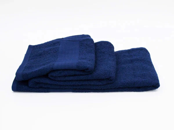 Hand Towel Plain Dyed BLUE Towels HOMBATTOW