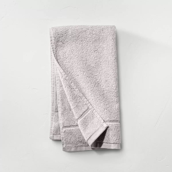 Hand Towel Plain Dyed Grey Towels HOMBATTOW