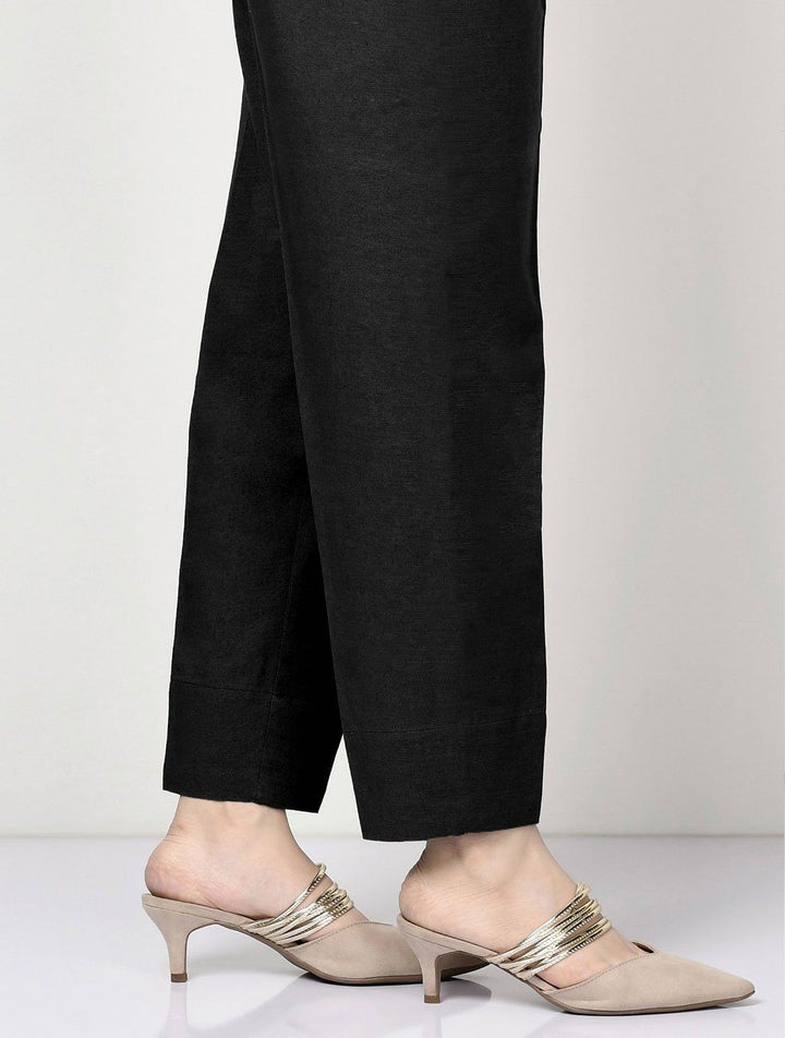 Khaddar Trouser TR-1004 Black Women Bottoms FASSTILAD