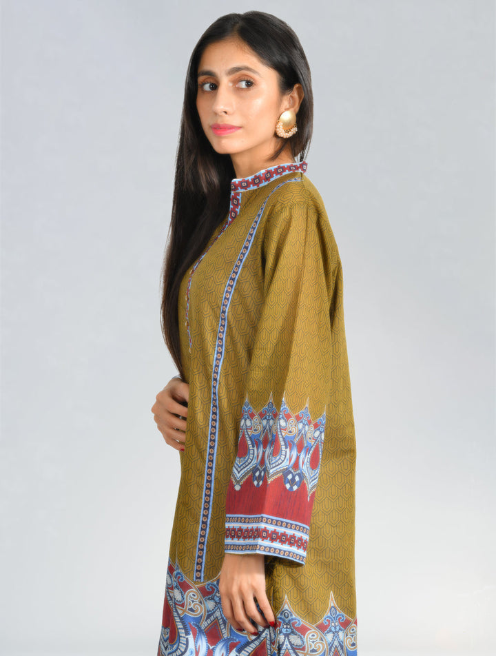 Printed Lawn Shirt DRL-577 Pret KHAS STORES 