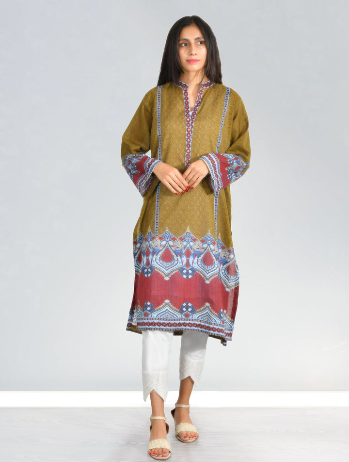 Printed Lawn Shirt DRL-577 Pret KHAS STORES 