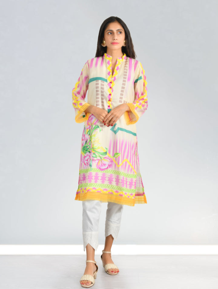 Printed Lawn Shirt DRL-582 Pret KHAS STORES 