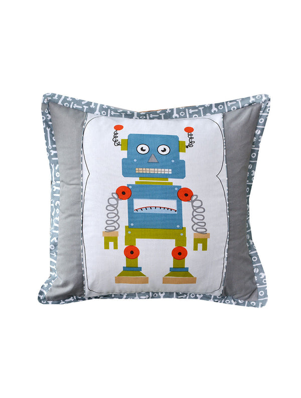 SQ. Cushion Cover Robot Teens & Kids Bedding HOMBEDIMP