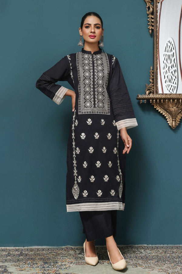 Stitched EMB Lawn Shirt DRLE-1849 KHAS STORES 